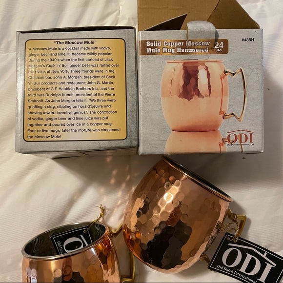 Set of 2 Copper Moscow Mule Mugs - Picture 13 of 13